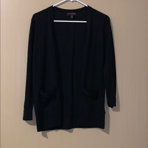 black cardigan